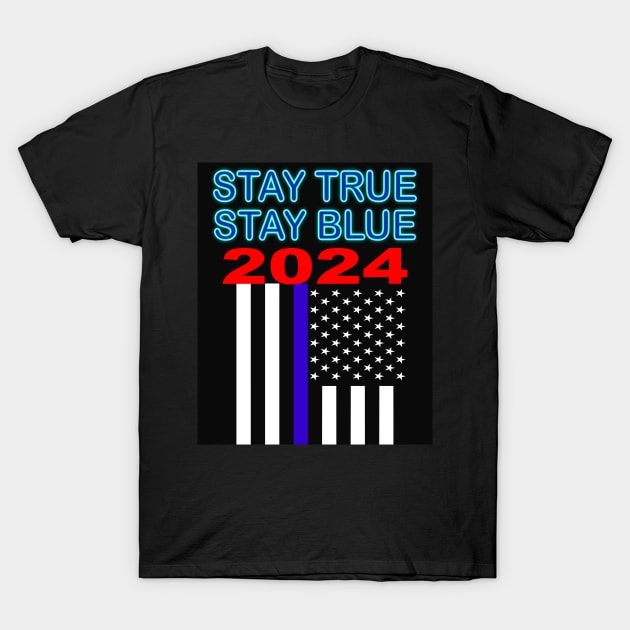 Back the Blue Flag shirt, Stay True, Stay Blue T-Shirt by SidneyTees